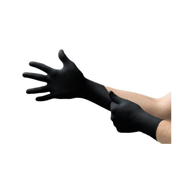 Kertakäyttökäsineet Ansell Microflex Midknight Touch 93-732 Ergoform, 100 kpl, koko S