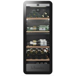 Viinikaappi La Sommeliere APOGEE145DZ, 1450x555mm, musta