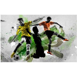 Kuvatapetti Artgeist Soccer stars, 280x450cm, vihreä