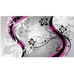 Kuvatapetti Artgeist Art-flowers pink, 500x280cm, violetti