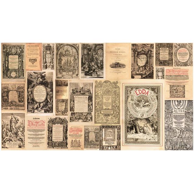 Kuvatapetti Vintage Books XXL 500x280cm