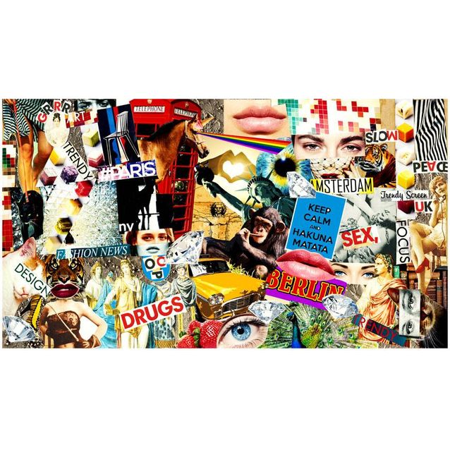 Kuvatapetti Artgeist Scraps of Modernity 500x280cm