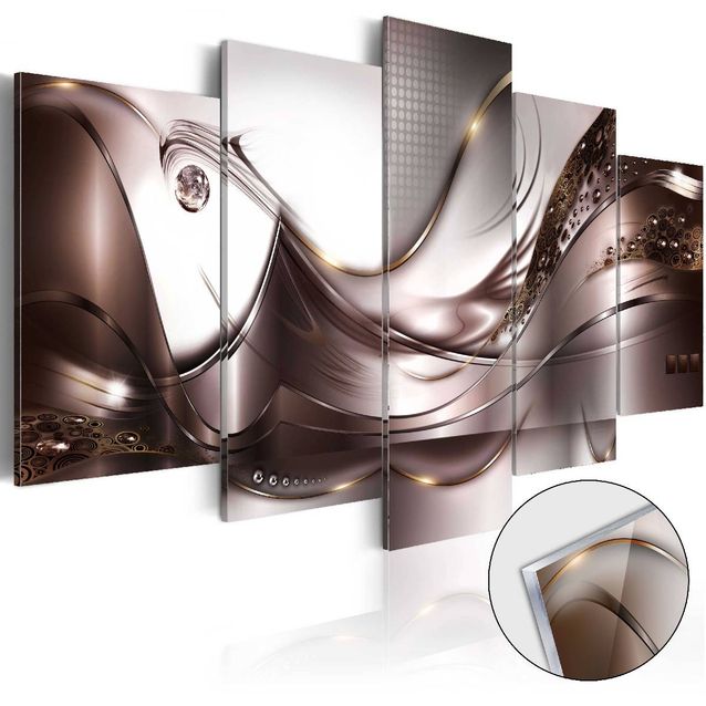 Akryylilasitaulu Artgeist Golden Storm eri kokoja