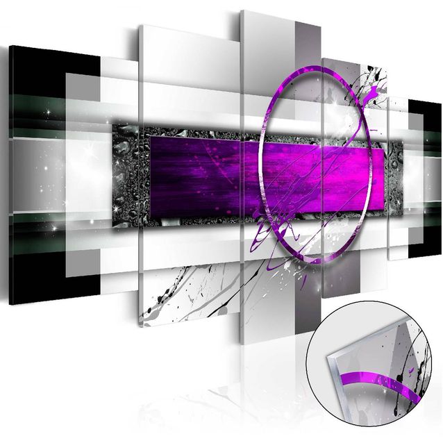 Akryylilasitaulu Artgeist Violet Rim eri kokoja