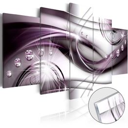 Akryylilasitaulu Artgeist Violet Glow eri kokoja