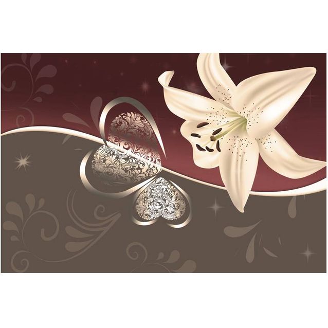 Kuvatapetti Artgeist Cream lily 270x400cm