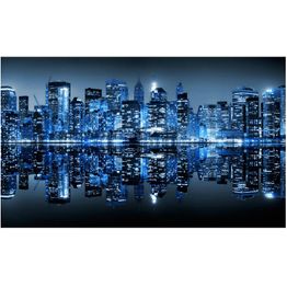 Maisematapetti Artgeist Ocean lights - NYC, 270x450cm