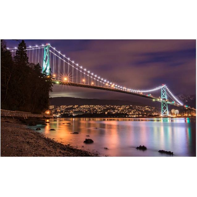 Kuvatapetti Artgeist Lions Gate Bridge - Vancouver 270x450cm