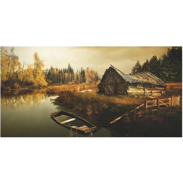 Kuvatapetti Artgeist Desolate hut 550x270cm