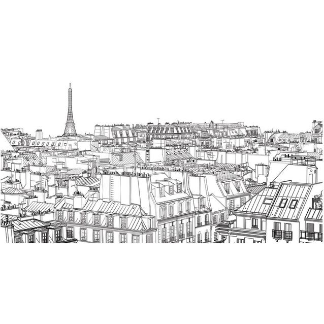 Kuvatapetti Artgeist Parisian sketchbook 550x270cm