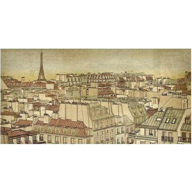 Kuvatapetti Artgeist Hyvästi Pariisi! 550x270cm