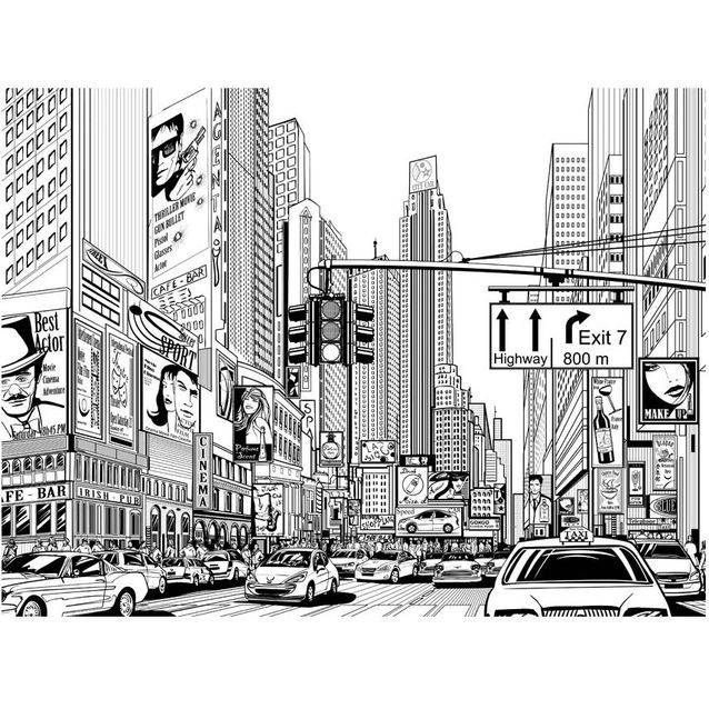 Kuvatapetti Artgeist Street New Yorkissa eri kokoja