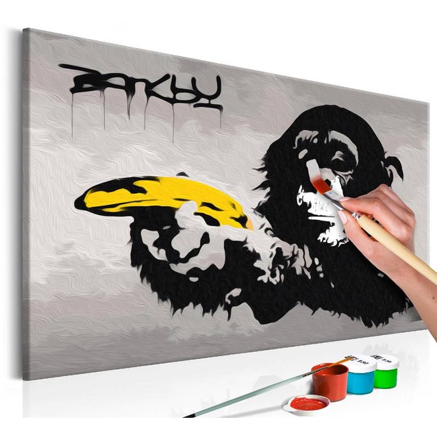 DIY-taulu Artgeist Banksy: Monkey 40x60cm