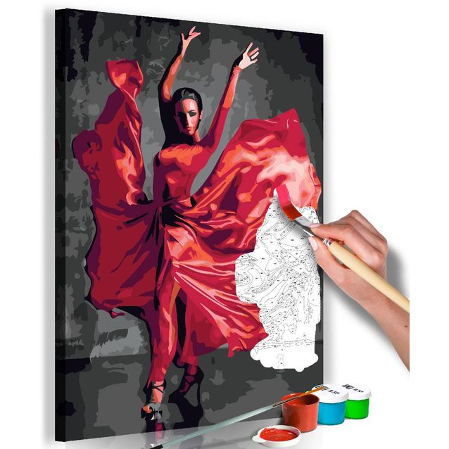 DIY-taulu Artgeist Red Dress 60x40cm