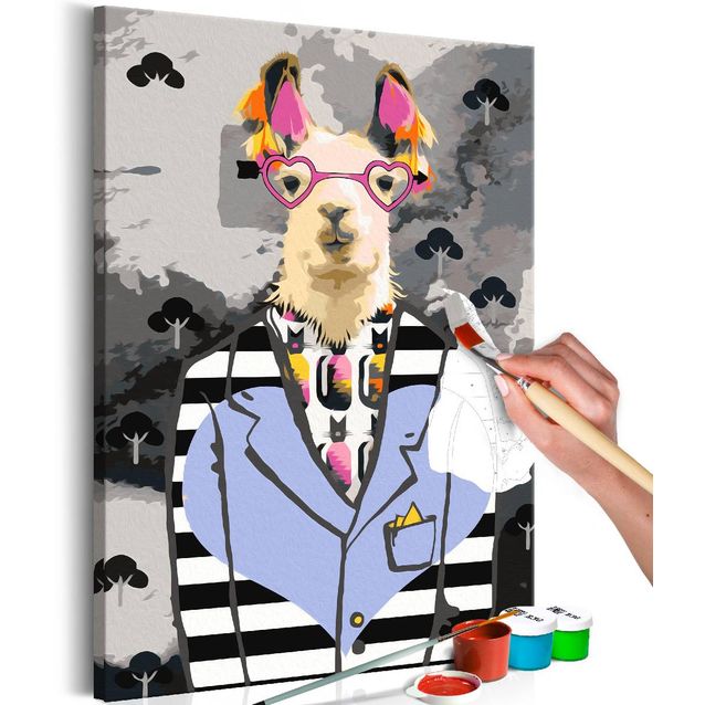 DIY-taulu Artgeist Crazy Alpaca 60x40cm