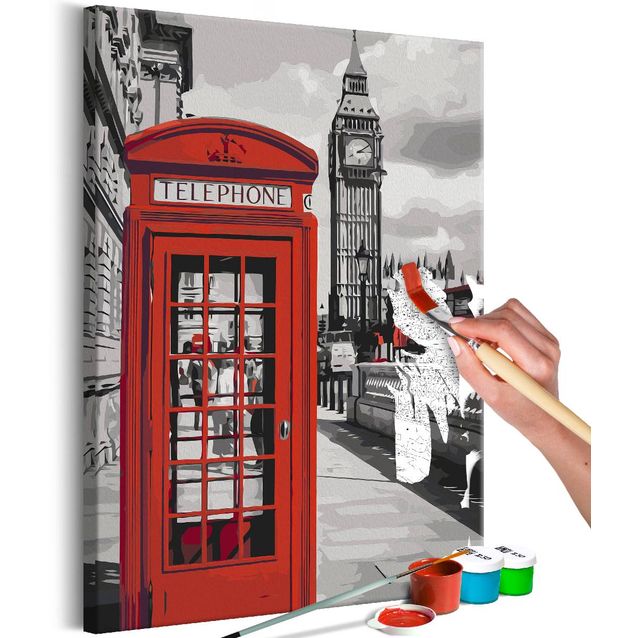 DIY-taulu Artgeist Telephone Booth 60x40cm