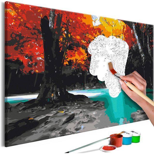 DIY-taulu Artgeist Tree at the Waterfall 40x60cm