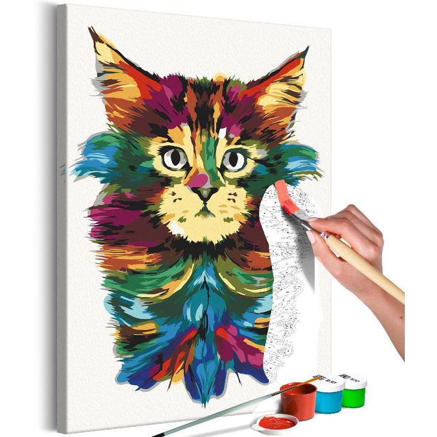 DIY-taulu Artgeist Colourful Mane 60x40cm