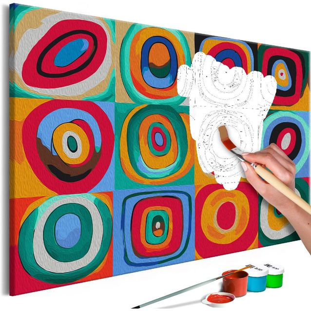DIY-taulu Artgeist Colourful Rings 40x60cm