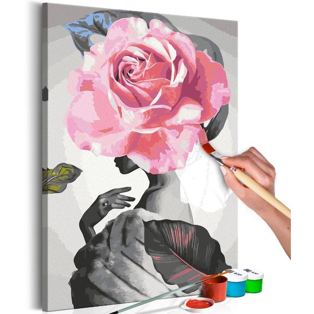 DIY-taulu Artgeist Rose and Fur 60x40cm