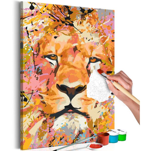 DIY-taulu Artgeist Watchful Lion 60x40cm
