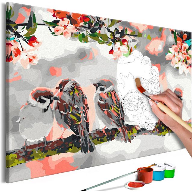 DIY-taulu Artgeist Birds on the Branch 40x60cm