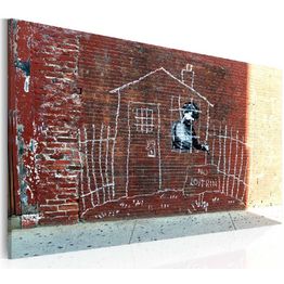 Canvas-taulu Artgeist Grounded - Banksy, 40x60cm