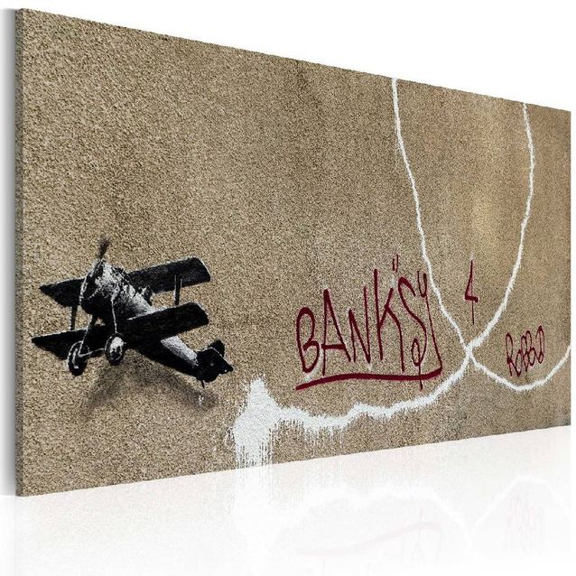 Taulu Artgeist Love plane - Banksy, 40x60cm