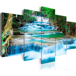 Canvas-taulu Artgeist Blue Waterfall in Kanchanaburi, eri kokoja