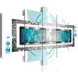 Canvas-taulu Artgeist Turquoise blizzard, eri kokoja
