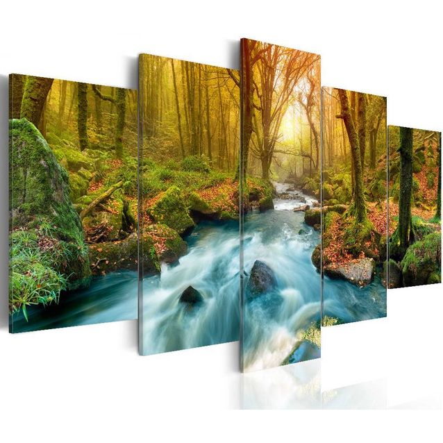 Taulu Artgeist Morning on the river eri kokoja