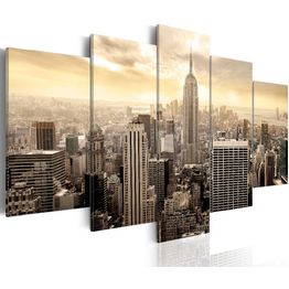Canvas-taulu Artgeist New York and sunrise, eri kokoja