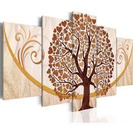 Canvas-taulu Artgeist The Golden Tree of Love, eri kokoja