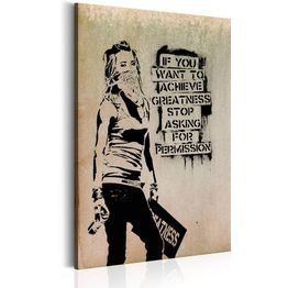 Canvas-taulu Artgeist Graffiti Slogan, eri kokoja