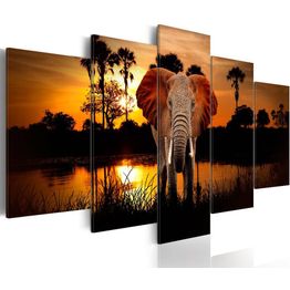 Canvas-taulu Artgeist Lake of the Setting Sun, eri kokoja