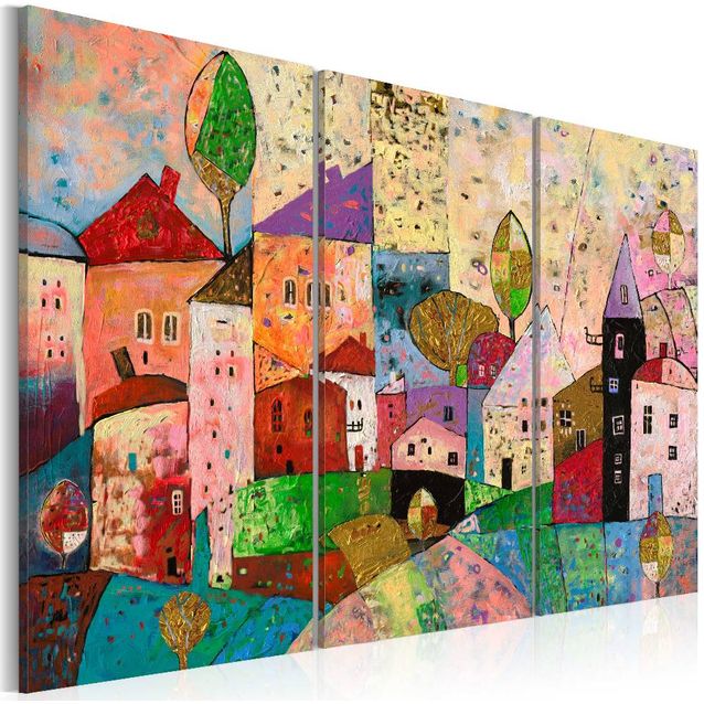 Taulu Artgeist Picturesque Small Town eri kokoja