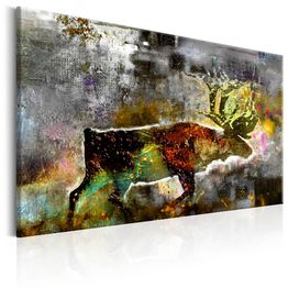 Canvas-taulu Artgeist Emerald Caribou, 40x60cm