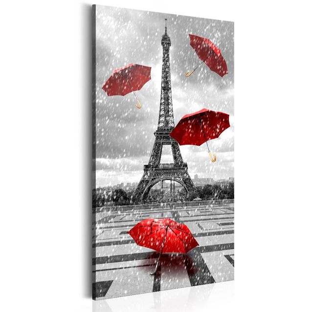 Taulu Artgeist Paris: Red Umbrellas 60x120cm