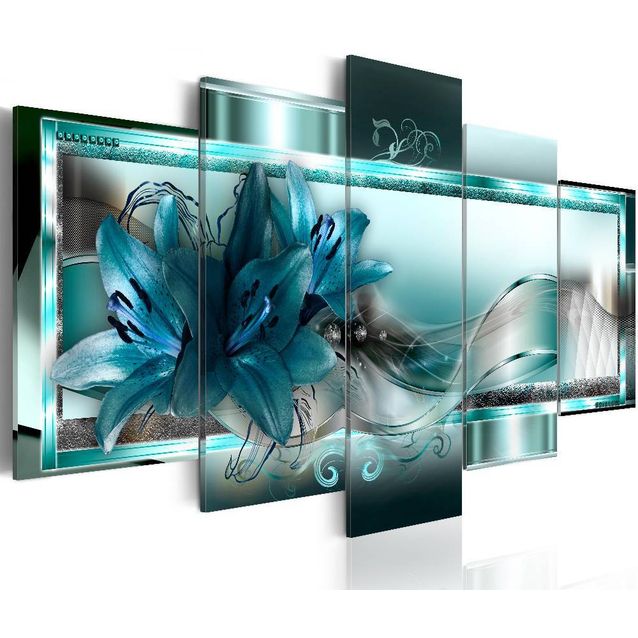 Taulu Artgeist Sky Blue Lilies eri kokoja