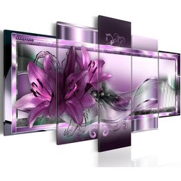 Canvas-taulu Artgeist Purple Lilies, eri kokoja