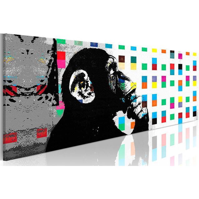 Taulu Artgeist Banksy: The Thinker Monkey eri kokoja