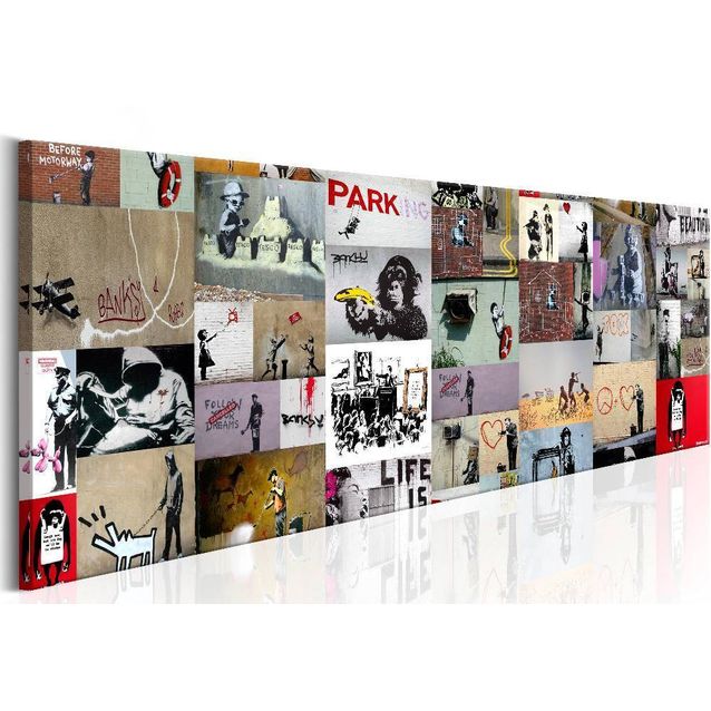 Taulu Artgeist Art of Collage: Banksy II eri kokoja