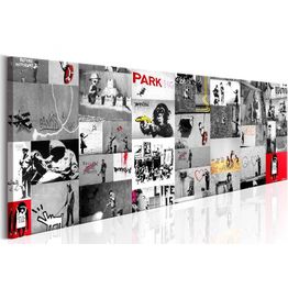 Canvas-taulu Artgeist Street Art: Banksy II, eri kokoja