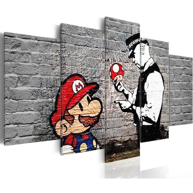 Taulu Artgeist Super Mario Mushroom Cop eri kokoja
