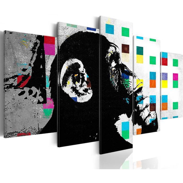 Taulu Artgeist The Thinker Monkey eri kokoja