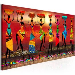 Canvas-taulu Artgeist African Women Dancing, eri kokoja