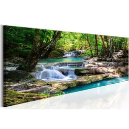 Canvas-taulu Artgeist Nature: Forest Waterfall, eri kokoja