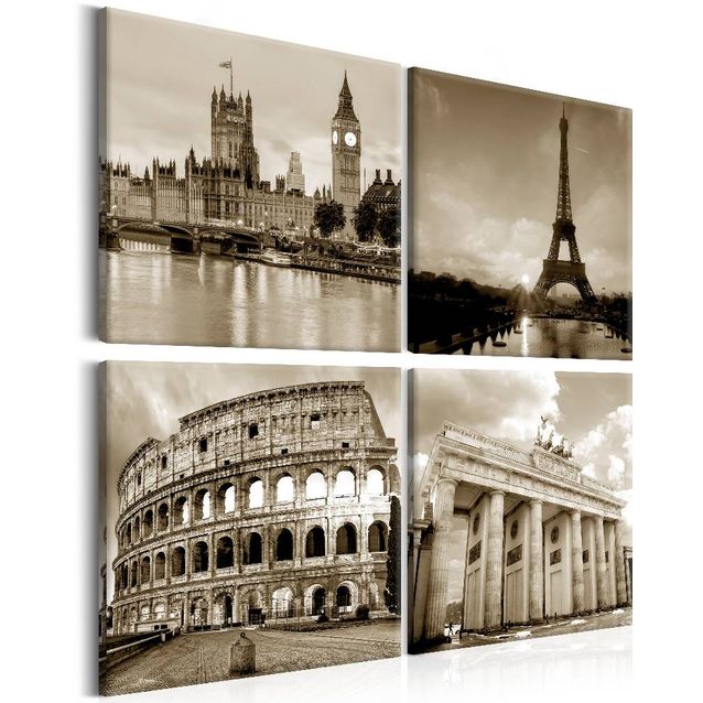 Taulu Artgeist European Capitals eri kokoja