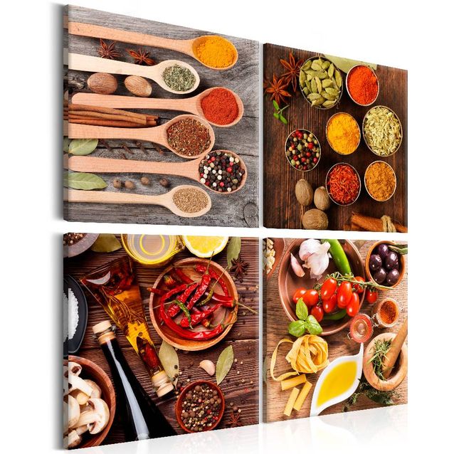 Taulu Artgeist Tastes of the World eri kokoja