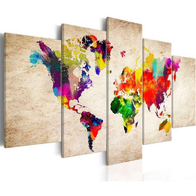 Taulu Artgeist World Map: Abstract Fantasy eri kokoja